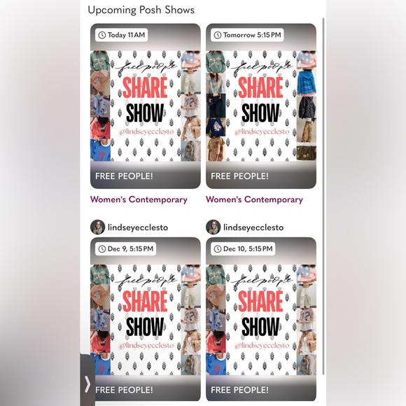 FREE PEOPLE SHARE SHOW + INSANE CLEAROUT AT 12:06 PM CT! FP GIVY! NEW🔥 BLUE+OPEN - Picture 1 of 3